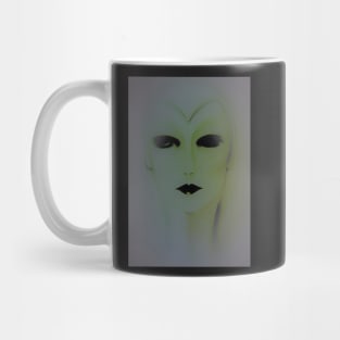 futuristic flapper dolly by Jacqueline Mcculloch Mug